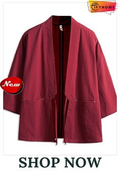 Men's Lightweight Jacket Summer Jacket Casual Jacket Durable Casual / Daily Daily Wear Vacation To-go Cardigan Collarless Comfort Leisure Jacket Outerwear Solid / Plain Color Pocket Black Burgundy Mens Lightweight Jacket, Summer Jacket, Cardigan Tops, Lightweight Jacket, Casual Jacket, Ladies Tops Fashion, Outerwear Jackets, Daily Wear, How To Wear