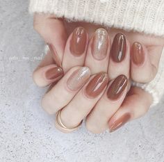 Melting Caramel, Caramel Nails, Nail Art Simple, Classy Nail Art Ideas, Office Nails, Minimal Nails Art, Eye Nail Art, Bridal Nail Art, Art Deco Nails