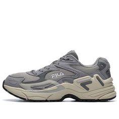 FILA FUSION Catapult Sneakers 'Grey' T12M145214FHA Functional Gray Running Shoes For Streetwear, Gray Athleisure Sneakers For Jogging, Casual Gray Sneakers For Streetwear, Casual Gray Running Shoes, Casual Gray Running Shoes For Streetwear, Casual Gray Low-top Running Shoes, Casual Gray Sneakers For Sports, Urban Gray Low-top Running Shoes, Urban Style Gray Running Shoes For Light Sports