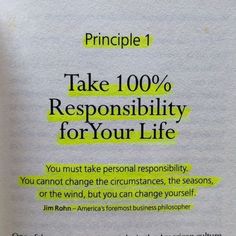 #mindsetgrowth Good Vibes Good Life Book Quotes, Jack Canfield Success Principles, Visualize Quotes, Jack Canfield Quotes, Responsibility Quotes, How To Visualize, Life Coach Quotes, Jack Canfield, Success Principles