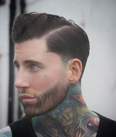 Male Curly Hair, Men Haircut Undercut, Hard Part Haircut, Types Of Fades, Low Taper, High Skin Fade, Beard Haircut, Mens Hair Colour