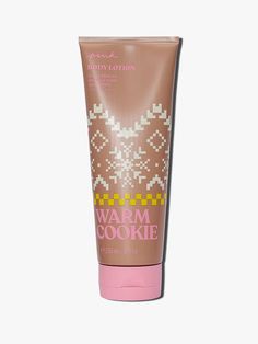 Warm Cookie BODY LOTION Gingerbread Vanilla Icing Gumdrops + essential oils This doesn’t just smell like a cookie—it smells just like that oooh-ahh, magic moment the cookie comes out of the oven. Sugary, buttery, melty, with a touch of warming spice. Just what you dreamed of as a kid, and what you still crave now. FORMULATED WITHOUT SULFATES, PARABENS, PHTHALATES OR ARTIFICIAL DYES DERMATOLOGIST APPROVED 24-HOUR HYDRATION AGAINST ANIMAL TESTING VEGAN 236 ml/ 8 fl oz 82% POST-CONSUMER RECYCLED PL Coffee Body Lotion, Good Smelling Body Wash, Best Shower Products, Christmas Lotion, Best Smelling Body Wash, Vanilla Body Spray, Scented Body Lotion, Lisa Frank Stickers, Artificial Dyes