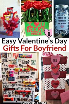 valentine's day gifts for boyfriends that are easy to make and great for him or her