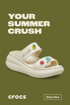 Crocs Crush Sandals, Crocs Summer, Crocs Crush, Gimme Gimme More, Platform Crocs, Gimme More, The Crush, New Crush