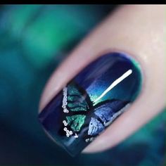 Designs For Dip Nails, Nails With Underneath Painted, Jell Nails Ideas, Magnetic Nails Design, Cats Eye Nails Design Ideas, Spring Nails Art Designs, Spring Nails Art, Nail Polish Design, Unghie Sfumate