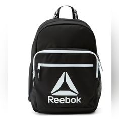 Brand New With Tags. Unisex, Multipurpose Reebok Alfie Backpack Is Perfect For Practically Everyone And Any Use. 100% Polyester. Wipe Clean. Dimensions: 17.52"H X 14.57"W Exterior Features: Top Loading With Zipper Closure; Side Closure; Side Mesh Pockets; Padded, Adjustable Straps With Backpack Clips; Padded Mesh Top Carry Handle, Front Zipper Compartment Interior Features: Spacious Compartments; 12.5" Jersey-Lined Laptop Sleeve, Zipper Pocket. Mint Condition With No Damage Or Defects. Smoke And Backpack Clips, Laptop Backpack, Black Backpack, Laptop Sleeve, Laptop Sleeves, Kids Accessories, Front Zipper, Mesh Top, Mint Condition