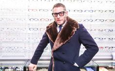 Lapo Elkann, Deep In The Woods, Yellow Vest, Mens Fur, Stylish Man, Country Wear