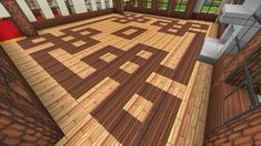 Floor Designs Minecraft, Minecraft Floor Designs, Minecraft Diy Crafts, Minecraft Diy, Construction Minecraft, Minecraft Houses Blueprints, Minecraft Interior, Minecraft Interior Design