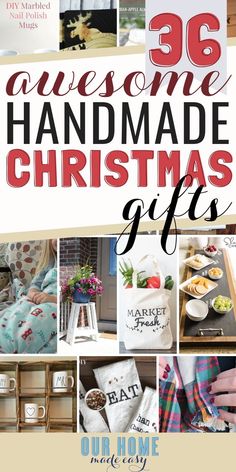 the ultimate guide to handmade christmas gifts for someone who is in love with them