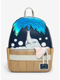 Loungefly Disney Dumbo Bath Time Mini Backpack - BoxLunch Exclusive Disney Bags Backpacks, Holiday Handbag, Loungefly Mini Backpack, Cute Mini Backpacks, Disney Purse, Flying Elephant, Mini Mochila, Loungefly Bag, Disney Bag