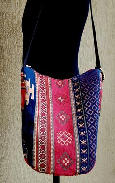 Ethnic Style Transformable Sling Bag | Etsy Blue Bags With Long Strap For Travel, Blue Travel Bag With Long Strap, Travel Tote Satchel With Long Strap, Travel Satchel Tote With Long Strap, Travel Satchel With Long Strap And Tote Shape, Blue Bag With Long Strap For Daily Use, Everyday Multicolor Bag With Long Strap, Everyday Multicolor Bags With Long Strap, Travel Satchel Bag With Long Strap