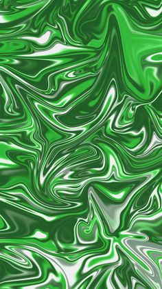 an abstract green and white background with wavy lines