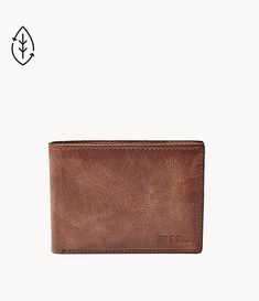 Front Pocket Wallet, Pocket Wallet, Leather Interior, Interior Details, Front Pocket, Fossil, Primary Colors, Card Slots, Latest Fashion