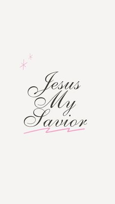 the words jesus my favorite are in black and pink