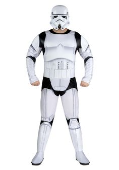 a man in a star wars storm trooper costume