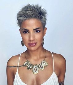 Pixie Haircuts For Thick Hair, Spikey Short Hair, Spiky Hairstyles, Beauty 2023, Short Spiky Haircuts, Super Short Haircuts, Short Spiked Hair, Funky Short Hair, Short Spiky Hairstyles