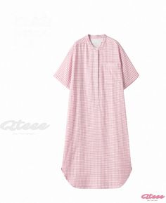 Soft Cotton Long-Sleeved Sleepwear with Stand-Up Collar Robe For Women, Cotton Nightgown, Cotton Sleepwear, Cotton Pajama Sets, Indian Inspired, Long Evening Gowns, Sleepwear Sets, Cotton Pyjamas, Short Pajama Set