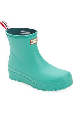 Hunter Original Play Waterproof Rain Bootie (Women) | Nordstromrack Green Rain Boots For Outdoor, Waterproof Rain Boots For Rainy Weather, Hunter Hunter, Hunter Rain Boots, Rain Boot, Bootie, Rain Boots, The Original, Fashion Shoes