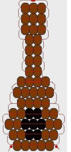 an image of a tower made out of circles