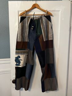 "If you miss your old corduroy patchwork pants, here is your opportunity to get a new pair! PLEASE list numeric size at checkout For example: \"34x33\" or whatever you normally buy." Lauren Moore, Elizabeth Jones, Gifts For My Girlfriend, Velvet Lace, Cream Sweater, Poncho Sweater, Purple Velvet, Blue Tie Dye, Blue Ties