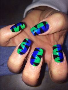 Neon Green And Blue Nails, Racing Nails, Leopard Nail Art, Neon Green Shorts, Football Nails, Fall Acrylic, Neon Green Nails, Fall Acrylic Nails, Leopard Nails