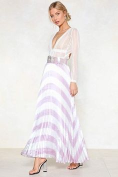 #nastygal You're Chevron in a Million #maxiskirt Disney Inspired Cocktails, Striped Maxi Skirts, Chevron Design, Pink Fashion, Maxi Skirt, High Neck Dress, Shopping Outfit