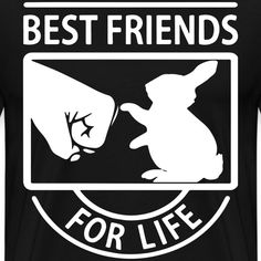 a black and white t - shirt with the words best friends for life