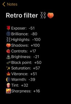 the retro filter menu for an iphone game, with icons and numbers displayed on it