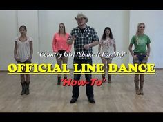 Line Dancing Steps, Dance Workout Routine, Shake It For Me, Country Line