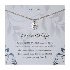 PRICES MAY VARY. Meaning: This compass best friend necklace is the perfect way to celebrate the special bond between girlfriends. Looking for best friend gifts for women friends? Look no further! The perfect bestfriend birthday gifts and unique gifts for women. Length & Materials: This friendship gift is made of 925 Sterling Silver and measures 18". The unique compass pendant with dainty chain is classy and timeless - these make great best friend birthday gifts to go with friendship bracelets fo Christmas Gifts For Best Friends, Silver Compass Necklace, Compass Necklace Silver, Best Friend Birthday Gifts, Women Friends, Friendship Necklace, Compass Pendant, Galentines Day, Compass Necklace