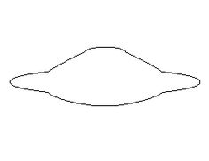 a line drawing of a rock