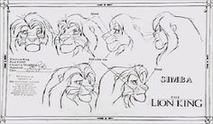 the lion king character sheet for simba