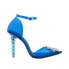 Edgy Shoes, Heels Slippers, Blue Vinyl, Clear White, Shoe Obsession, White Vinyl, Womens Heels, World Of Fashion, Shoe Collection