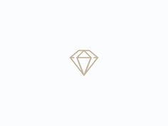 a diamond logo on a white background