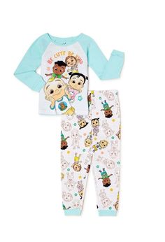 Get your little boy ready for bedtime with this Komar Kids Cocomelon-themed 2-Piece Pajama Set. The set comes in size 5T and features a long-sleeved top and bottoms. The colorful pajama set is perfect for young boys who love the Cocomelon character family. The top and bottoms are made of comfortable materials that your child will love sleeping in. This pajama set is perfect for parents who want to give their children a good night's sleep in style. Treat your little boy to this comfortable and st Halloween Toddler Boy, Girls Pajama, Paw Patrol Girl, Graphic Print Top, Boys Sleepwear, Cotton Pjs, Cotton Sleepwear, Sleepwear Sets, Print Pajamas