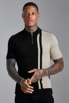 Keep those fits lookin' fresh and purchase a decent stash of polos. You can wear men's polo shirts any time, any place, so there's no debating versatility. An absolute staple style that you need on rotation in several colours as standard. Black Men Business Casual Outfits, Light Layers, Party Mode, Gilet Costume, Plain White Tee, Mens Polo Shirt, Knit Polo, Plain Tees, Sport T-shirts