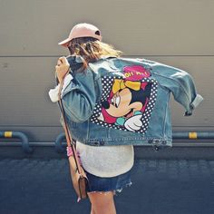 Disney Jacket Diy Your Clothes, Jean Jacket Diy, Jacket Levis, Jacket Diy, Denim Jeans Jacket, Hand Painted Denim Jacket