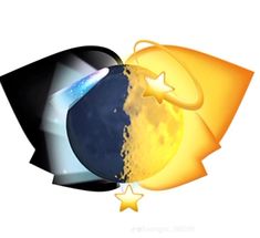 an image of the sun and moon together