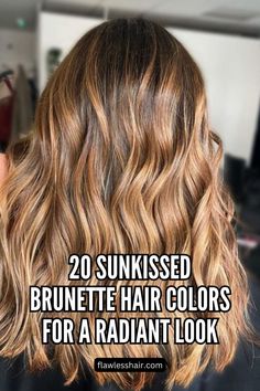 Dimensional Sunkissed Bronde Hairstyle Brunette Sunkissed Hair Balayage, Warm Blonde Brown Hair, Caramel Hair Dye, Sunkissed Brunette Hair, Summer Brown Hair, Sunkissed Brunette, Brunette Hair Color Ideas, Brunette Style