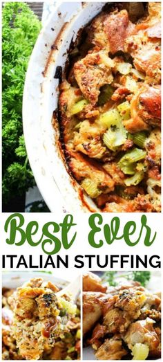 the best ever italian stuffing recipe