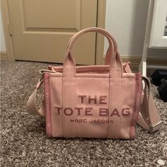 I’ve Used It A Couple Times But It Does Come With The Dust Bag! Marc Jacobs Pink Tote Bag, Marc Jacobs Tote Bag, Bags Marc Jacobs, Marc Jacobs Tote, The Color Pink, Pink Tote Bags, Marc Jacobs Bag, Pink Tote, Womens Tote Bags