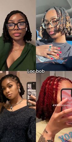 Types Of Locks For Hair, Locked Hairstyles Locs, Foc Lock Braids, 90’s Loc Styles, How To Style Dred Lock, Dreadlocks Journey, Loc Versatility, Hair Mood Board, Locks Hairstyles