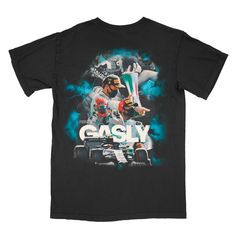 Pierre Gasly Vintage T-shirt | Formula 1 Alpha Red Bull racing tee  ⭐️ Black t-shirt  ⭐️ Regular fit  ⭐️ Front direct to garment print  ⭐️ Made to order Black Graphic Print Tops For Motorsport Events, Pierre Gasly, Red Bull Racing, Kids Graphic Tees, Colour List, Kids T Shirts, Red Bull, Vintage Tshirts, Formula 1