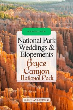 the national park wedding and elopements guide