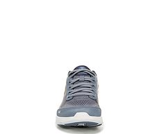 Ryka Devotion Plus 3 Women's Walking Shoe Walk for fitness in the Ryka Devotion Plus 3 women's walking Shoe. Featuring a breathable mesh upper with iridescent overlays, this lace-up Sneaker also has a Lycra-lined tongue & collar with built-in cushion. The RE-ZORB cushioning & EVA midsole offer arch support and more, making your stride as smooth as possible on the durable eight-piece Rubber outsole. Mesh/synthetic upper  Lace-up closure   Cushioned collar /tongue  EVA/RE-ZORB Lightweight Athleisure Running Shoes For Sports, Lightweight Moisture-wicking Sneakers For Sports, Functional Mesh Activewear For Jogging, Athleisure Running Shoes With Ventilation For Light Exercise, Moisture-wicking Low-top Activewear For Light Sports, Low-top Breathable Mesh Activewear For Workout, Functional Fade-resistant Running Shoes For Light Exercise, Breathable Gray Mesh Activewear, Breathable Mesh Activewear For Jogging