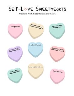 Self Love School Activities, Valentines Day Therapy Activities, Self Love Art Activities, Self Love Games For Women, Self Love Group Activities, Self Love Group Activities For Women, Self Love Worksheet For Kids, Empowerment Activities For Women, Valentine’s Day Self Love