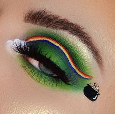 St Patrick's Day Makeup, Day Eye Makeup, Themed Makeup, Sunkissed Makeup, Freckles Makeup, Bright Eye Makeup, Cute Halloween Makeup, Day Makeup Looks