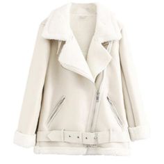 Introducing our White Leather Bomber Jacket for Women, a true embodiment of style, luxury, and vintage charm. Crafted from genuine leather, this jacket is not just a fashion statement; it's an investment in timeless elegance. Whether you're looking for a remarkable gift for your wife or a statement piece for yourself, this fur-lined leather jacket has you covered. The rich white leather of this jacket exudes sophistication, while the lining ensures you stay warm and cozy during chilly weather. I Contrast Outfit, White Leather Jacket, Beige Jacket, Belted Jacket, Woolen Coat, Pink Jacket, Solid Clothes, Winter Coats Women, Long Sleeves Jacket