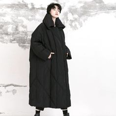 women down coat Winter Oversized Duck Down Outerwear, Oversized Duck Down Parka With Long Sleeves, Oversized Duck Down Parka For Fall, Oversized Duck Down Outerwear For Fall, Long Duck Down Coat For Fall, Duck Down Long Coat For Fall, Long Duck Down Puffer Coat, Duck Down Puffer Long Coat, Winter Down Long Coat