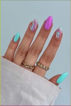 Nail the hottest summer looks with our 2024 nail trend forecast! From vibrant neon hues to delicate pastel designs, we've curated the ultimate guide to keep your tips on point all season long. Dive into our collection for fresh inspiration and discover the perfect nail art to complement your summer style. Ready to slay those sunny days? Click to explore and get your nails summer-ready! 💅☀️ #SummeryNails #NailTrends #SummerBeauty Nails For Summer 2023, Marbled Nails, Nails For Summer, Summer Gel Nails, Trendy Nail Art Designs, Colorful Nails, Simple Gel Nails, Summery Nails, Cute Summer Nails